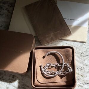 David Yurman Classic Cable Bracelet (Rose Gold) Authentic
